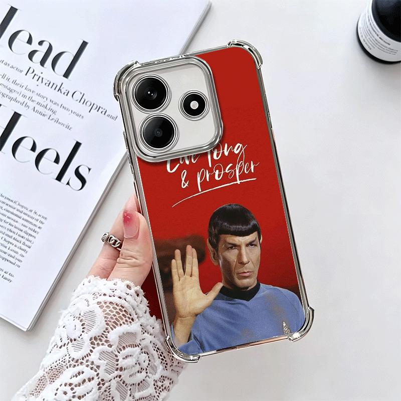 Star Movie T-Trek Soft Phone Case For Xiaomi Redmi Note 14 15 Pro Plus 13 12 11S 11T 5G 10 9S 9 Plating Anti-Fall Fundas