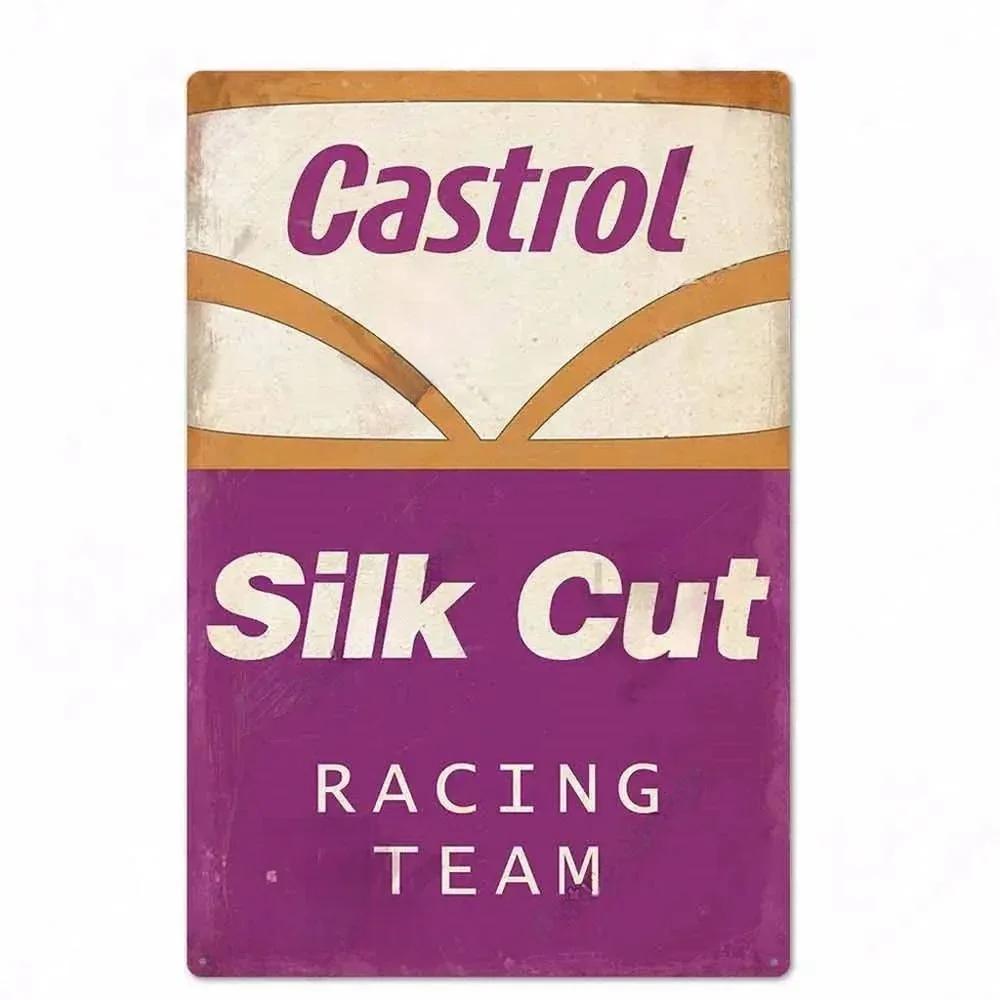 Vintage Racing Team Tin Sign Metal Signs Decorative Plaque For Garage Club Pub Bar Man Cave Farmhouse Decor Wall Decoration