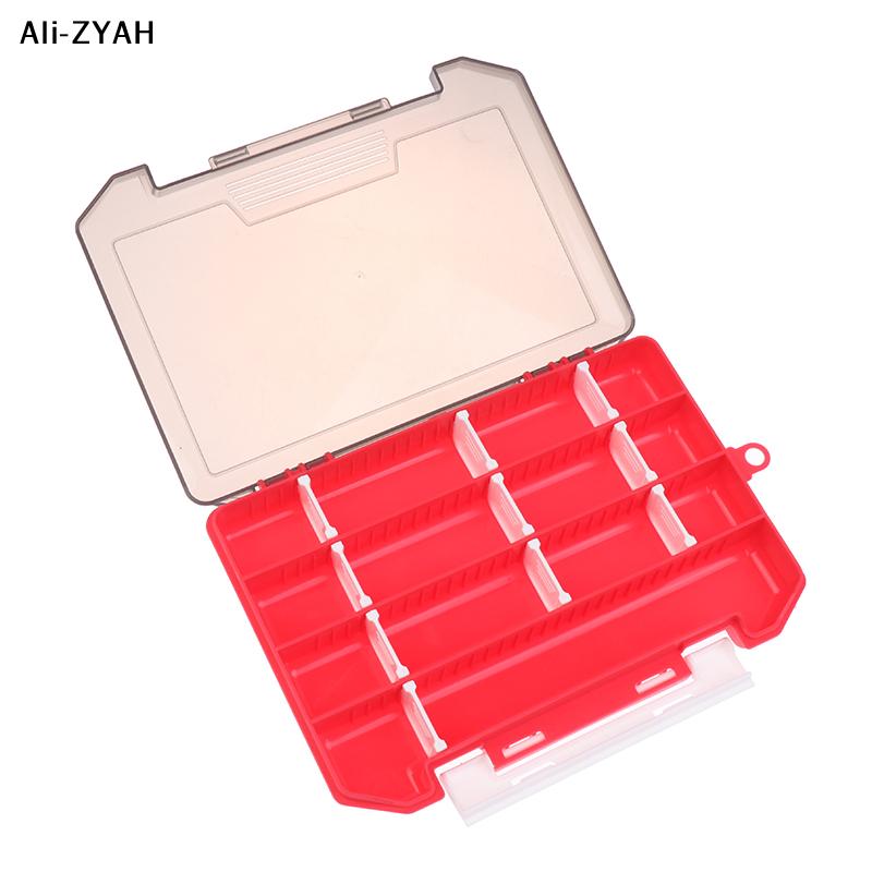 (YY)1Pc 2025 Single Layer Fishing Gear Box Lure Box Fake Bait Soft Bait Box Accessories Box Supplies Storage Box Tool Box