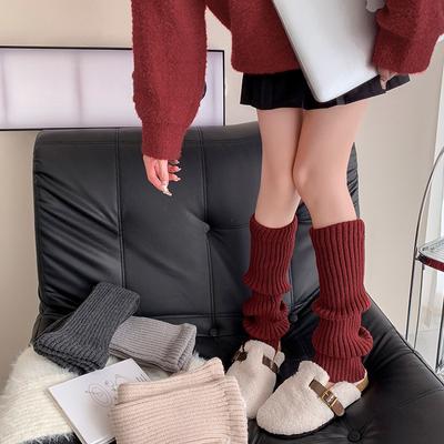 Scaldamuscoli primaverili ed autunnali Accessori gotici soffici Calzini lavorati a maglia Gothic Lolita Scaldamuscoli da donna Calzini da donna Leggings in stile gotico