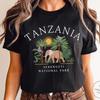 Tanzania Safari Shirt, Serengeti National Park Elephant T-shirt, Unisex