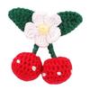 Embroidery Patches Colorful Cherry Pattern Appliques Adhesive Backing Patches for Clothing and Accessories