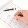 All-Metal Mini Brass Pen Cylindrical Neutral Ballpoint Pen Travel Pocket Pen  School Supplies
