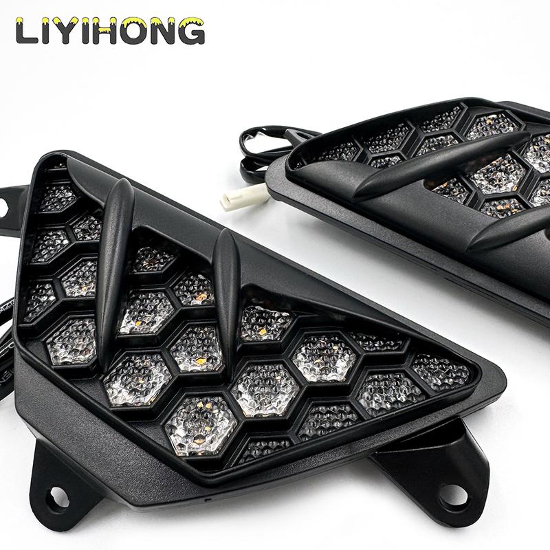 New NINJA ZX6R ZX-6R 2013 - Front Turn Indicator Signal LED Lights For Kawasaki Ninja300 Ninja400 Ninja650 Ninja1000