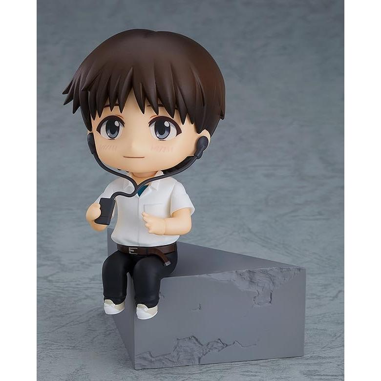 Nendoroid Evangelion: Figurină de acțiune pictată din plastic fără scară Shinji Ikari (Relansează)