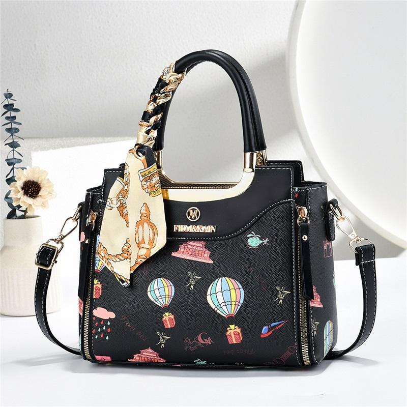 Women’s Trendy Light Luxury Printed Top Handle Bag, Fashion Shoulder Crossbody Purse For Birthday & Valentine’s Day Gift