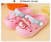Rutschfeste Sommerhausschuhe für Kinder: Indoor-/Outdoor-Zehenschuhe mit Löchern für Baby- und Kleinkinder, weiche Sohle.
