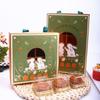Handmade Mooncake Packaging Boxes DIY Dessert Gift Box Durable   Egg Yolk Crisp