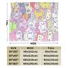 Tamagotchis Cartoon Blanket Velvet Electronic Pets Portable Super Soft Throw Blankets for Home Outdoor Plush Thin Quilt
