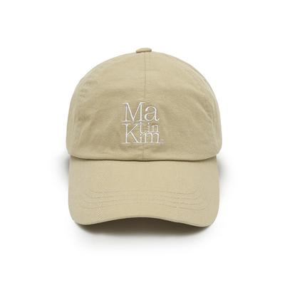 [Matinkim] Block Logo Ball Cap In Beige