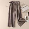 Hohe Taille Weite Beine Hosen Damen Seitenstreifen Damen