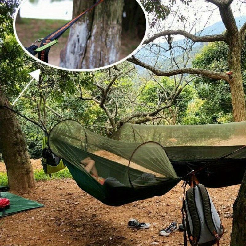 2 Stück Hält bis zu 500 Pfund/226,79 kg Hochleistungs-Hängemattengurt - Verstärkter Baumaufhängegurt für Outdoor-Camping - Hohe Tragfähigkeit