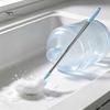 Effortless Cleaning Tool for Mineral Water Barrels Extra Long Stainless Steel Bucket Brush, Flexible High Density Bristle Curved Head Scrubber Narrow
