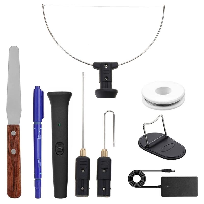 3-in-1 Foam Cutter Hot Wire Cutter with Indicator Light Electric Cutting Machine Pen Tools Foam Cutter Styrofoam Cutter