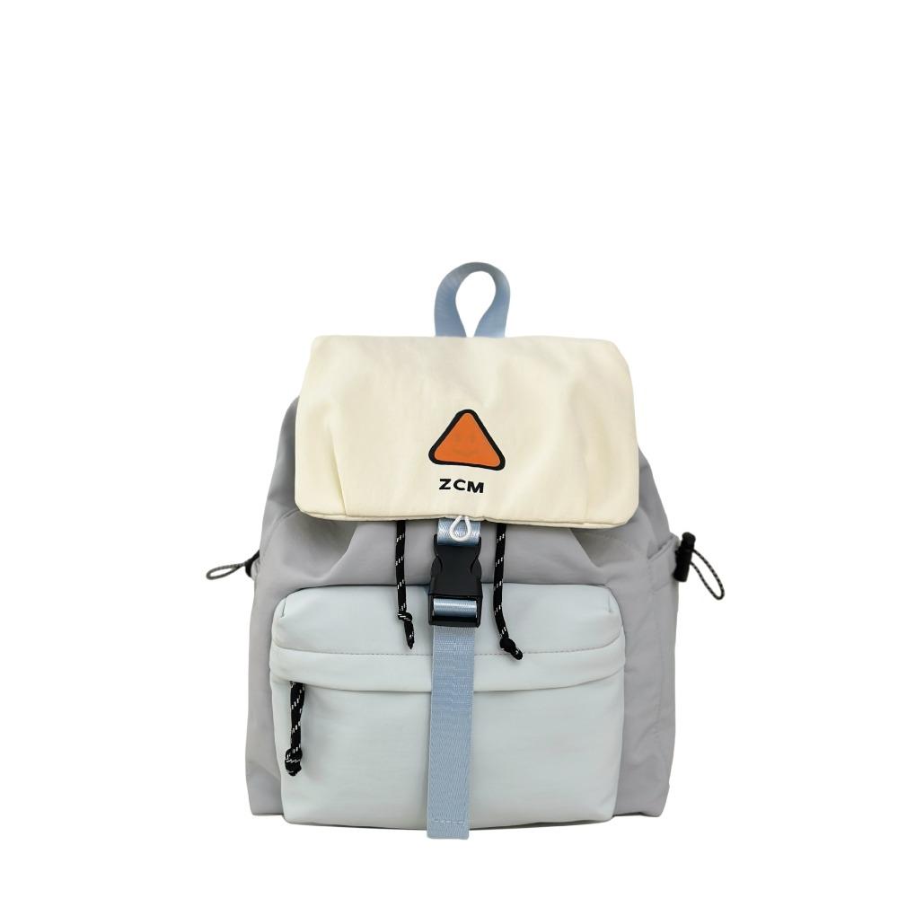 Outdoor college student schoolbag student backpack travel light leisure contrasting colors new large-capacity backpack commuting tide