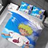 Cool N-NARUTO Fashion Duvet Cover Set Home Style Bedding Soft Laundry Cotton Bed 3 Piece Set Student Dormitory Gift