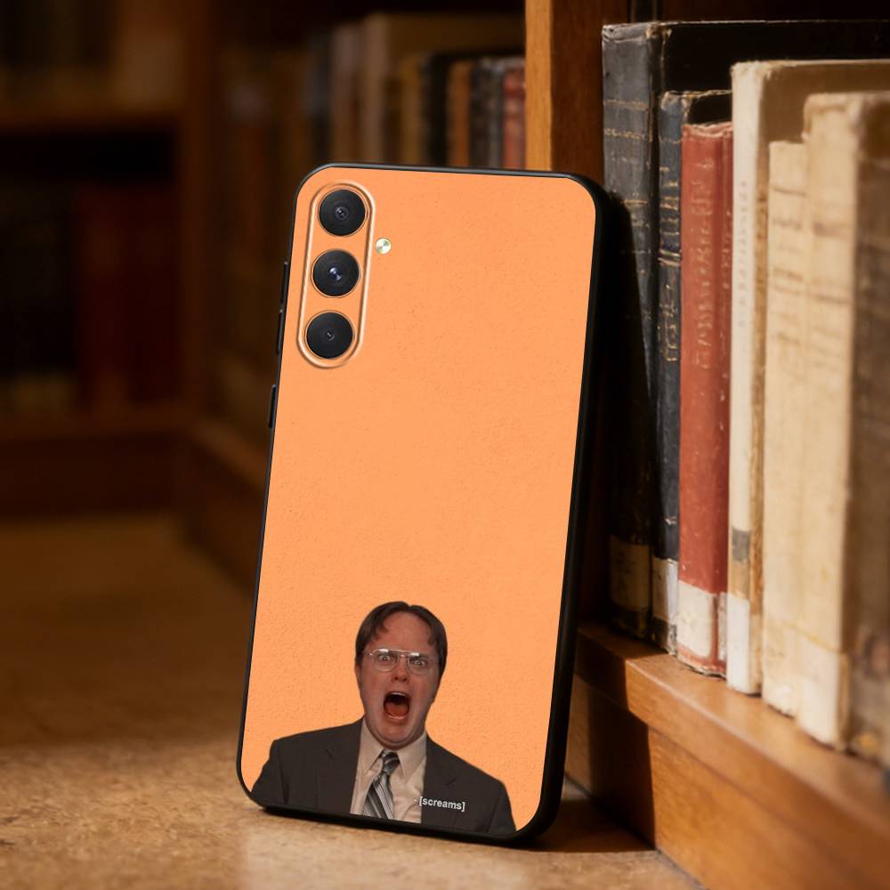 The O-Offices Hot Tv Show Phone Case For Samsung S26,S25,S24,S23,S22,S21,Ultra,Plus,FE Black Soft Cover