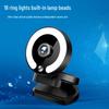4K HD Webcam with Microphone & Beauty Fill Light for Laptops & Desktops