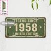 Tin Sign  Vintage Durable Metal Plaque Wall Decor Home Office Bar Man Cave Craft Room Tokyo City Birth Year License Plate Wa