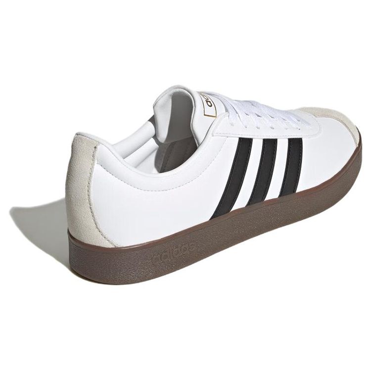 Adidas VL Court 2.0 White Black Gum Unisex Sneakers Footwear-White Core-Black ID6015