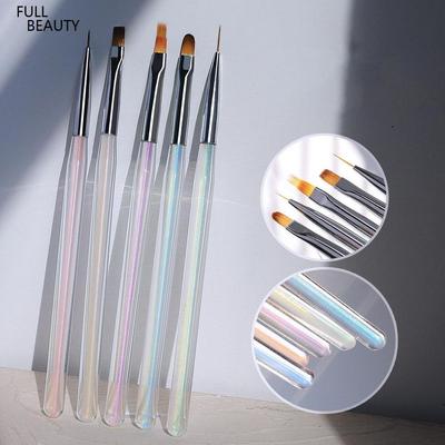 Nail Art Strass Griff Pinsel Linie Blumenmalerei Verlängerungsstift Maniküre Werkzeuge
