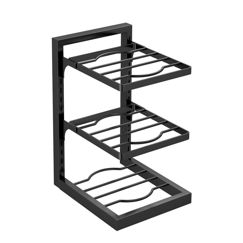 Multi-layer Kitchen Storage Rack for Pots and Pans - Sink Cabinet Organizer