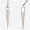 Fence Post with Drive In Sleeve 7 Pcs Silver