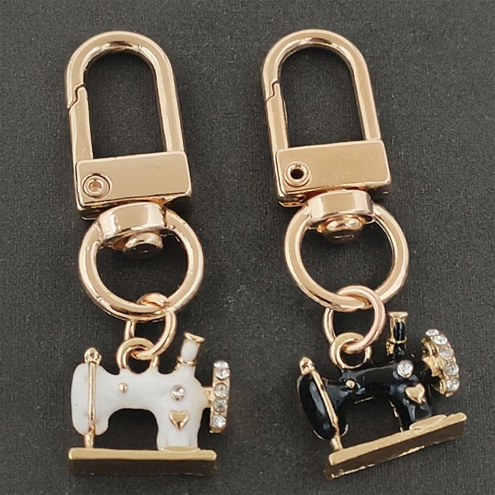 Sewing Style On Go Mini Sewing Machine Keychains For Fashionistas Mini Sewin Machines Charms Retro