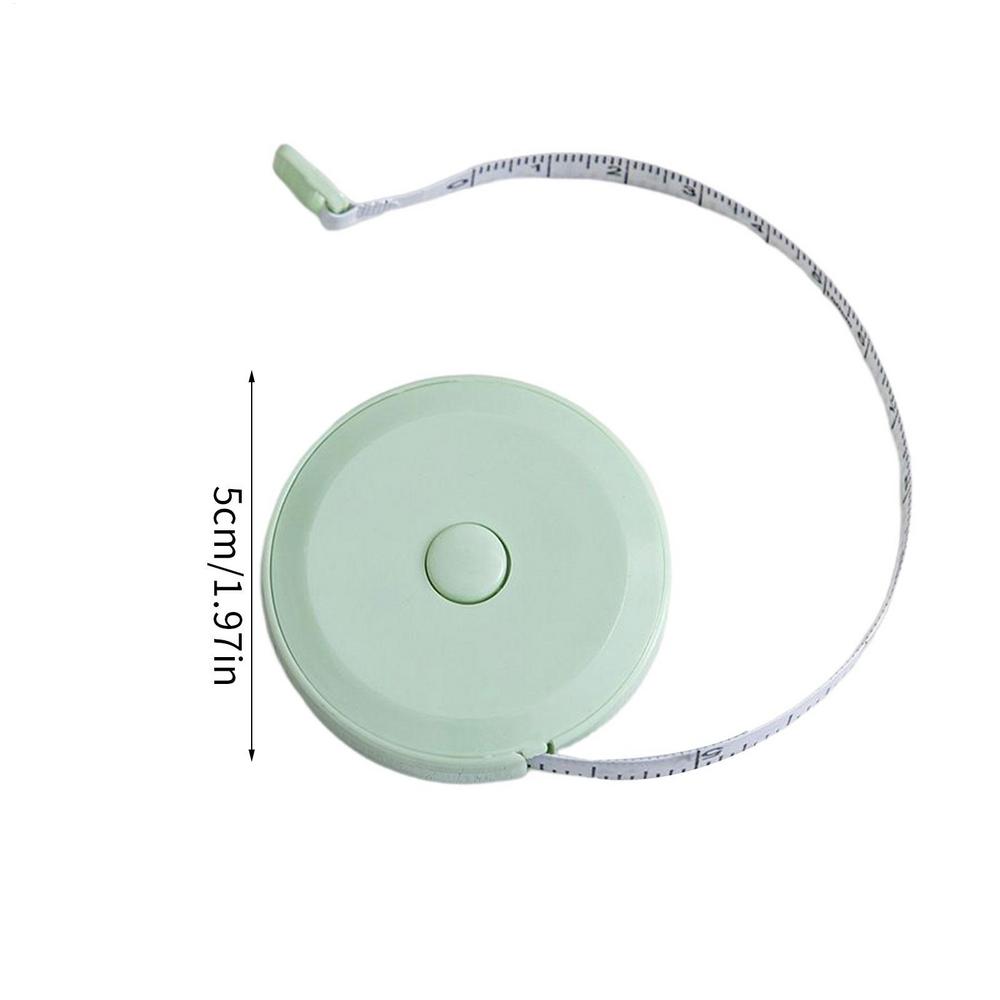 

1,5 м Многоцелевая рулетка Двойная шкала Для тела Шитье Гибкая измерительная линейка Для измерения тела Инструмент Портной Ремесло Принадлежности зелёный