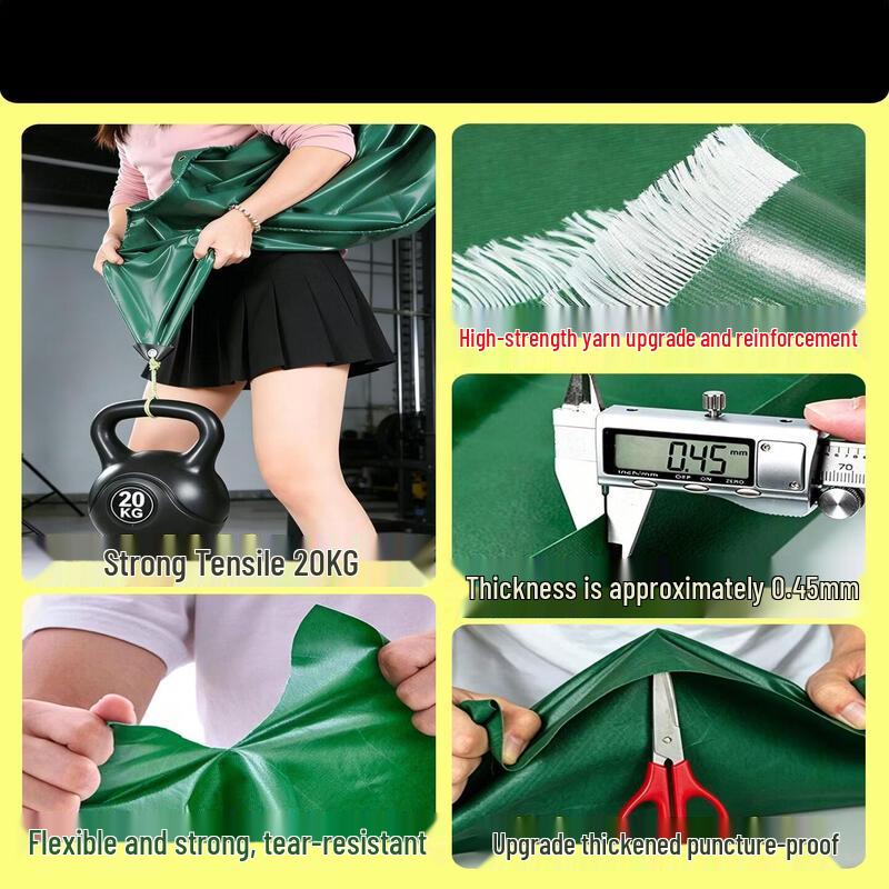 Heavy-Duty PVC Waterproof Tarp with Grommets