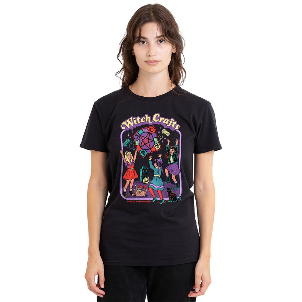 Steven Rhodes Womens/Ladies Witch Crafts T-Shirt
