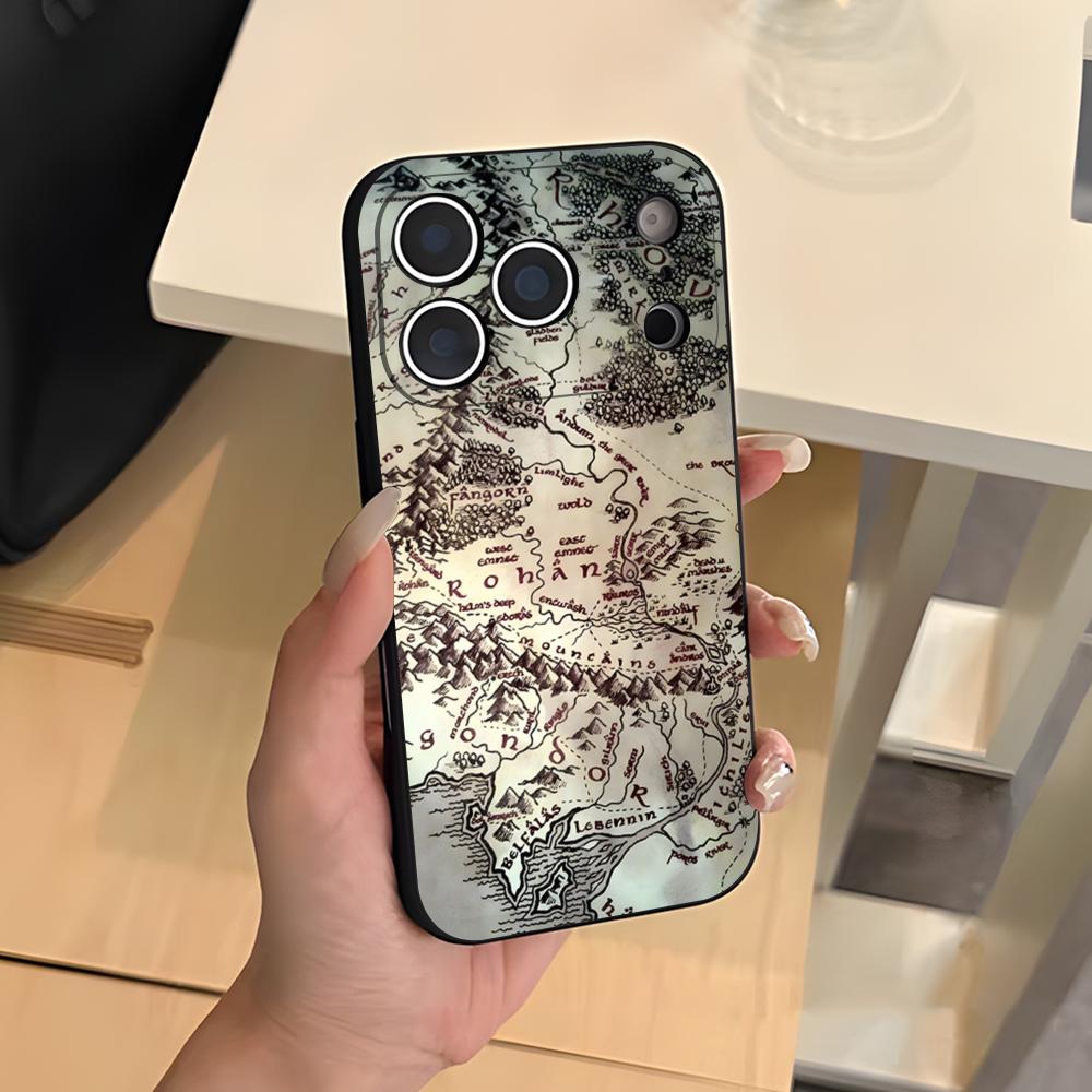 

Movie Rings Of The Lords Phone Case For IPhone 17 Air 16 E Pro Max 15 14 13 Mini 12 Pro 11 Max Plus Black Soft Shell iPhone 16 Pro Max