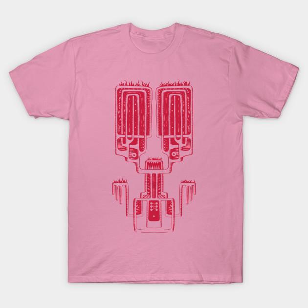 T-Shirt Damen Der Wütende Alien Harajuku Print Kawaii T-Shirt Sommer Kurzarm Damen T-Shirt Top Tee