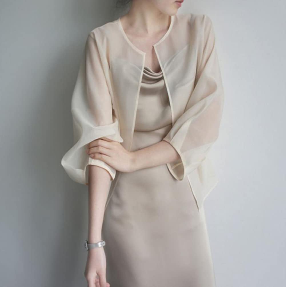 ShuMing Chiffon UV Perfekt für Büro oder Ausflüge Damen-Cardigan, Sommer, Transparent, Leicht, Kühlend, Lässig, Schutz, Sonnenschutz, Stilvoll, (8