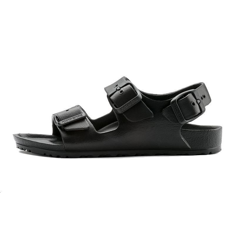 Birkenstock Leather Comfortable Trendy Sandals Kids Sandals Black 1009353 27