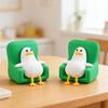 Figurină Rață Drăguță Rață Imprimată 3D pe Scaun Statuetă Colecționabilă pentru Raft Decor Acasă Birou Birou