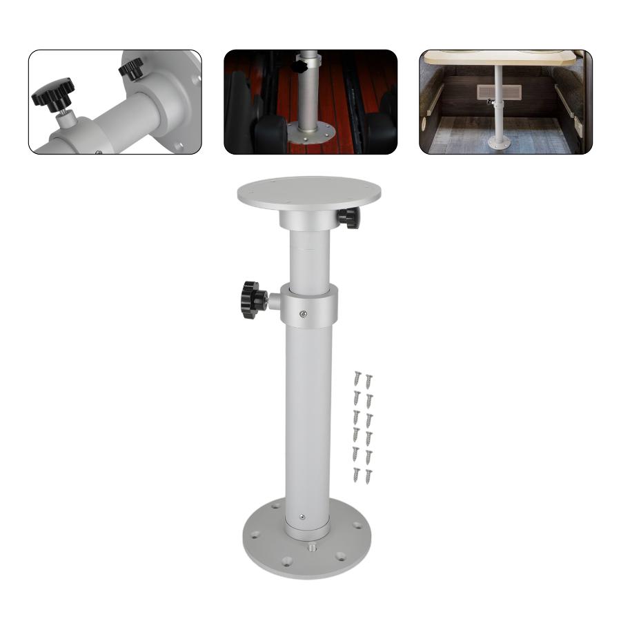 Alluminio RV Marino Barca Roulotte Camper Gamba Tavolo Piedistallo Gamba Mobili
