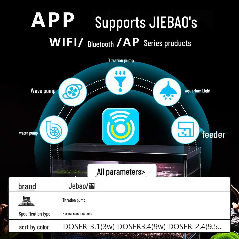 Jebao DP2/3/4 Automatické Dávkovací Čerpadlo pro Mořskou Vodu Rozšíření (DP3S/DP4S)