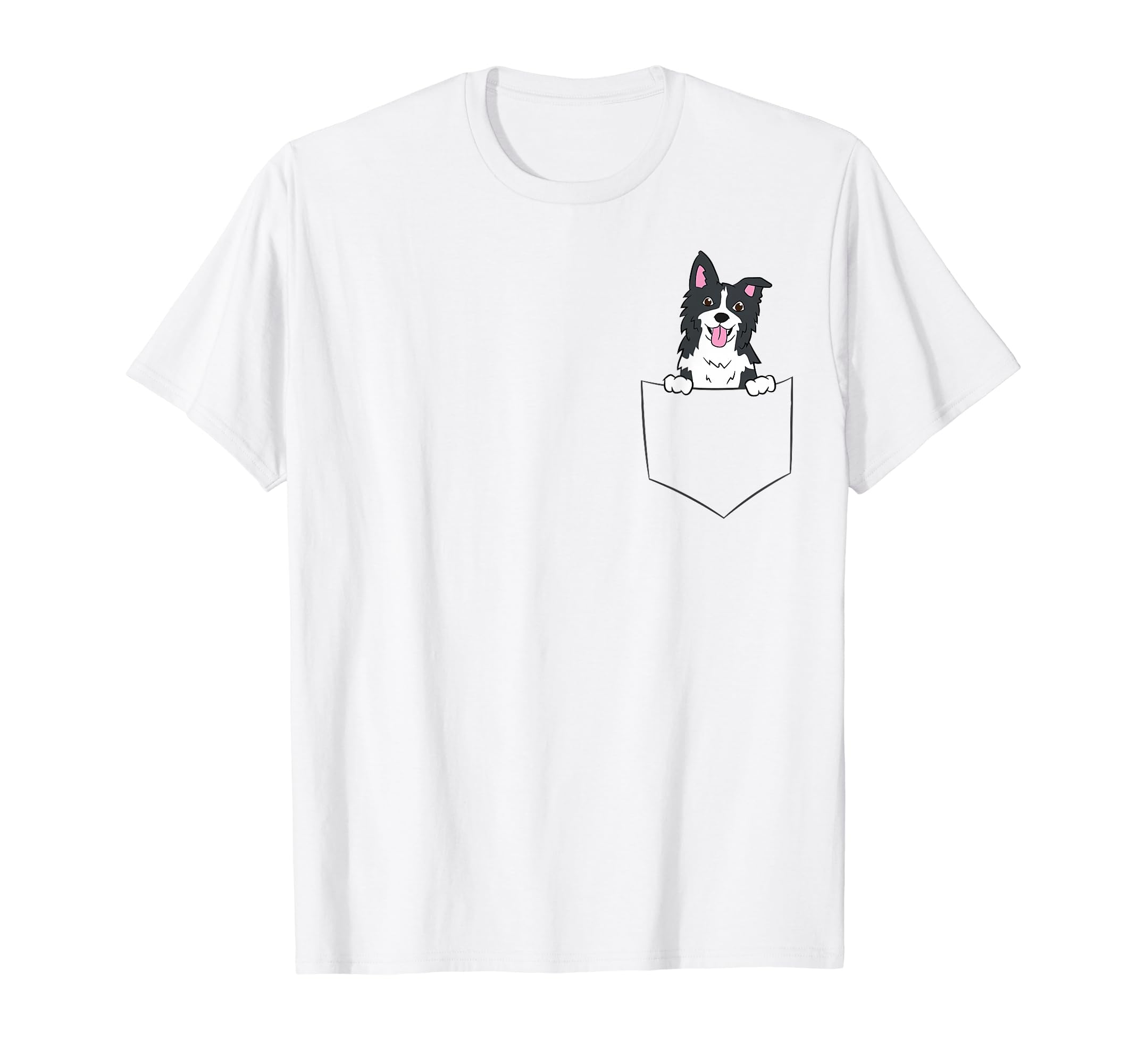 

Border Collie in Your Pocket Border Collie T-Shirt