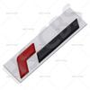 CJOZW1 3D Metal VWR Emblem Badge Racing Line Rear Trunk Decal Tailgate Car Stickers For Golf GTI Sagitar Magotan Arteon Touarwg
