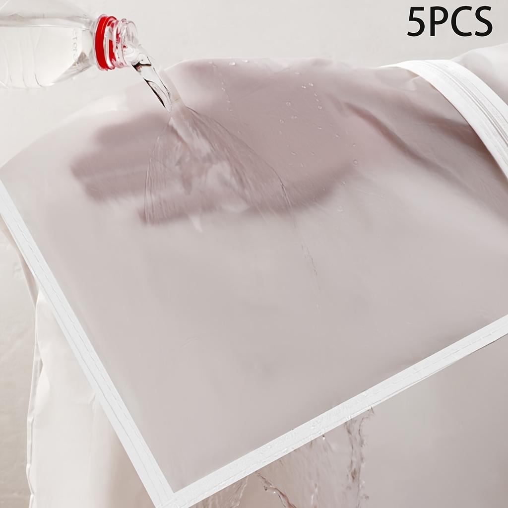 Transparent Clothes Dust Cover Peva Transparent Clothing Cover High-End Dust-Proof Hanging Clothes Bag Dust Bag Stereo Suit Dust-Proof Cover Clothes
