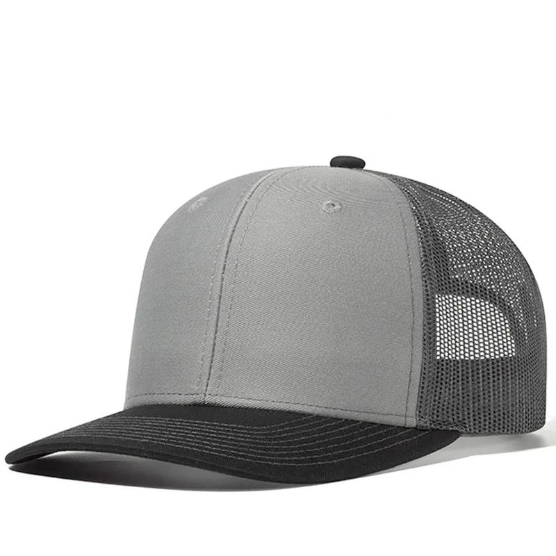 Custom Embroidery Logo Baseball Cap Summer Breakable Net Blank Truck Caps Men's Women Text Letter Richardson Hats Custom Logo