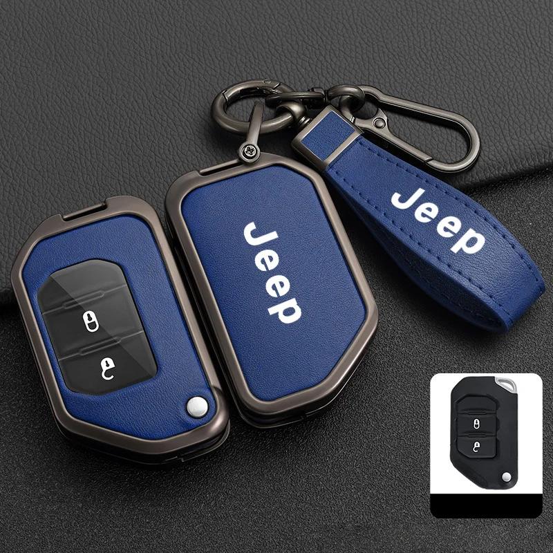For Jeep Car Remote Key Case Cover Protector Shell For Jeep Gladiator JT Sahara JLU Wrangler JL Rubicon 2018 2019 2 3 4 Butto