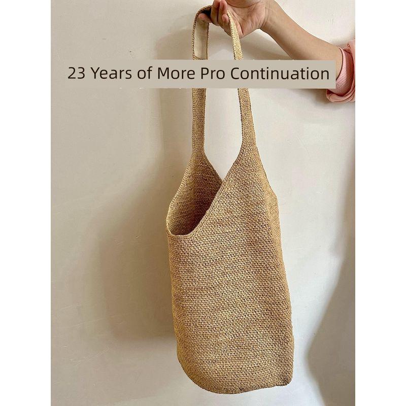 

Japanese Ins Handmade Women s South Korea Straw Bag Barrel Grass Color Bag
