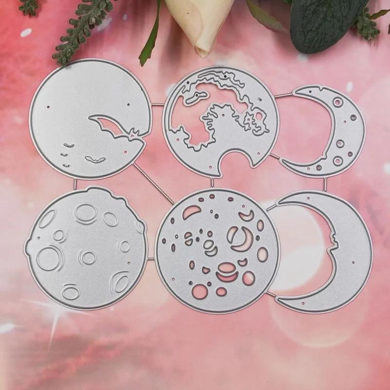 DIY Knife Mold Halloween Moon 6 Knife Mold Cutting Carbon Steel Embossing Cutting Knife Mold