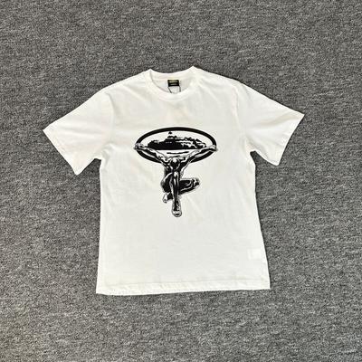 Meichao Flying Man Printed Street Hip Hop Men'S And Women'S Summer Loose Casual Crew Neck Short Sleeve T-Shirt