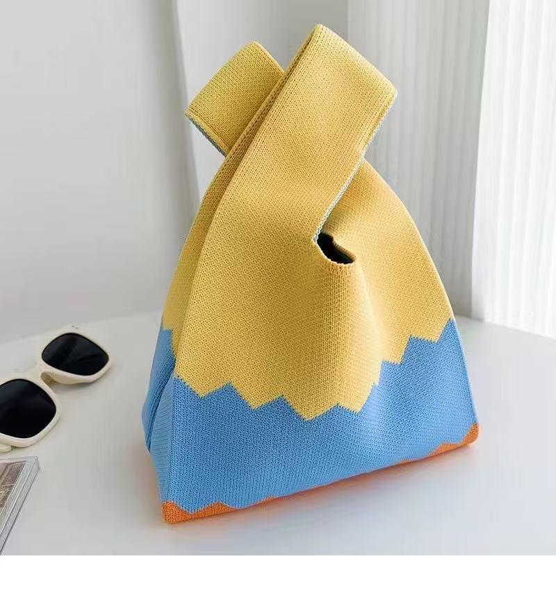 Damen Dick Gestrickte Gewebte Tragetasche - Geschenk- & Souvenir-Handtasche