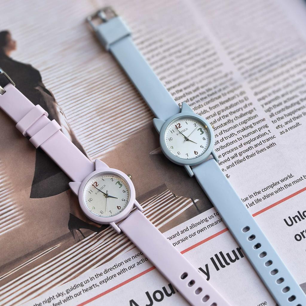Cute Girl Jelly Watch Girl Simple White Youth Campus College Style High Value Quartz