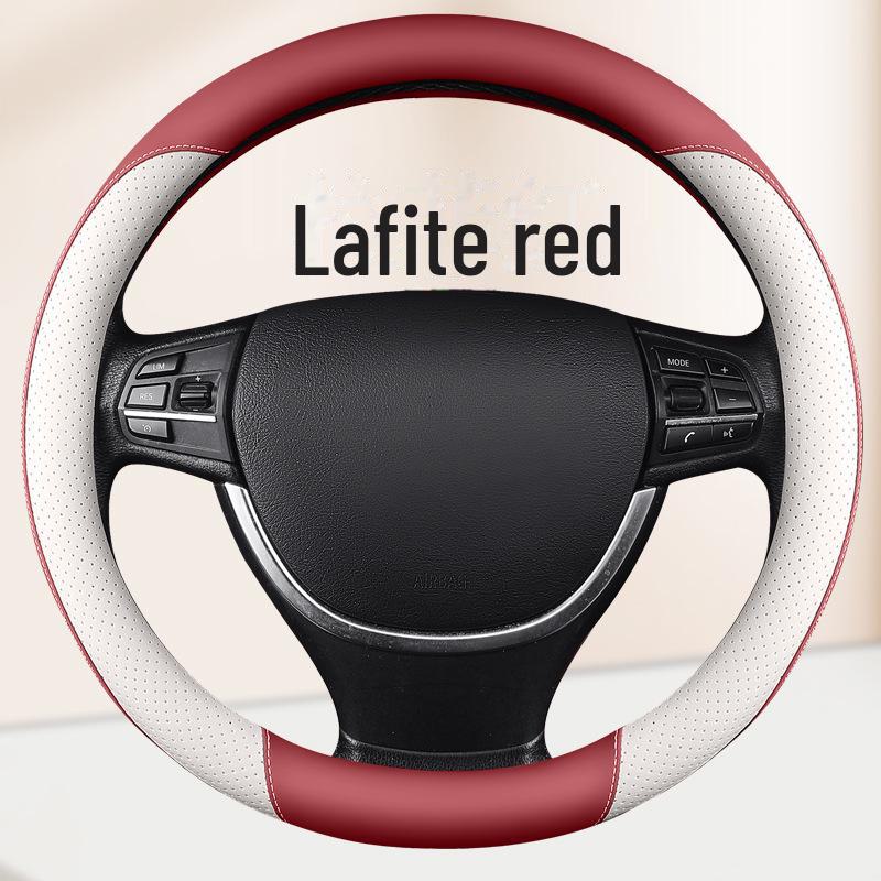 2023 New All-Inclusive Nappa Leather Ice Silk Car Seat Cushion for All Seasons