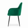 LUGO Chair - Green Velvet / Black Legs X 1